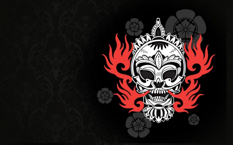 Японские маски обои