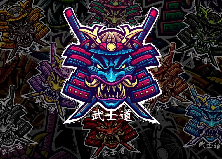 Граффити Самурай