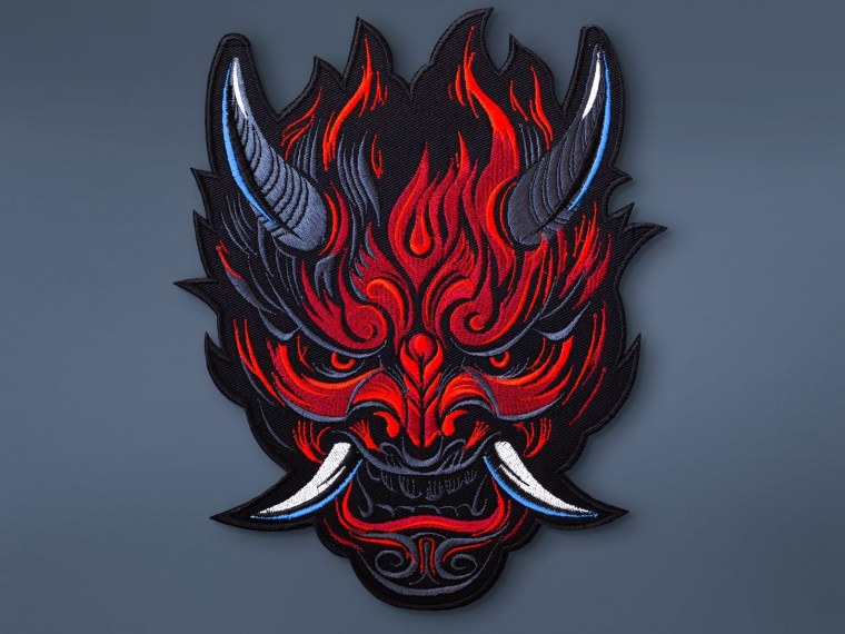 Oni демон Самурай маска