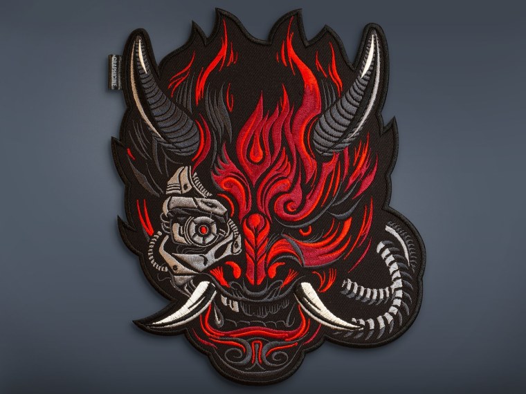 Японская маска демона Тенгу