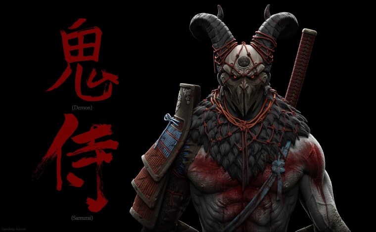 Ханья демон Самурай