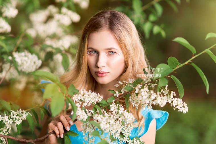 Фотосессия с черемухой