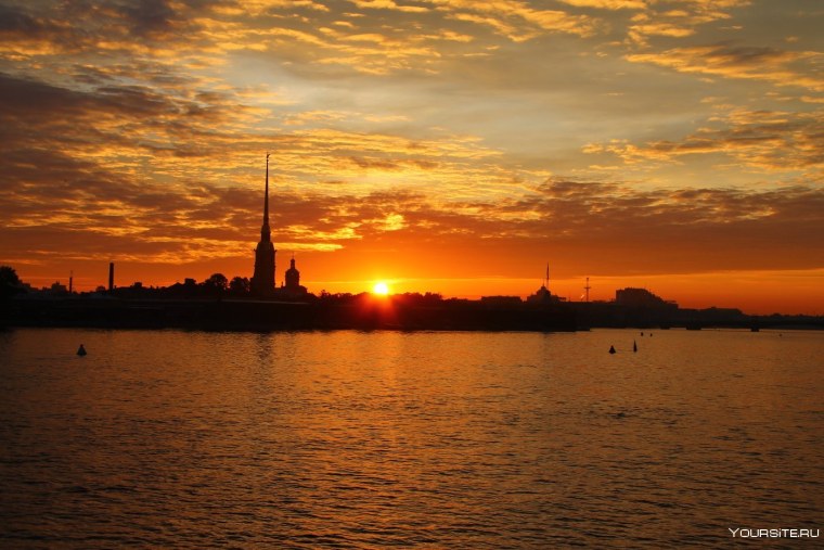Архитектура Санкт Петербурга закат