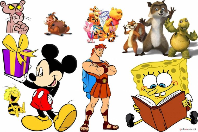 Персонажи из мультфильмов