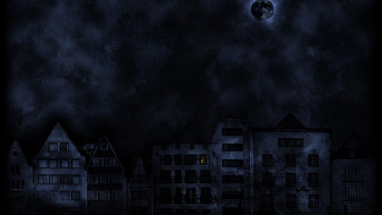 Мрачный ночной город