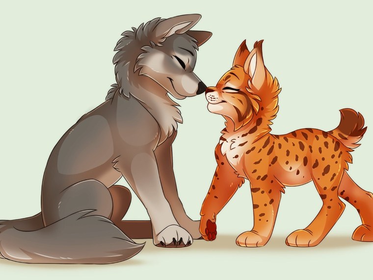 Волк и Рысь арт