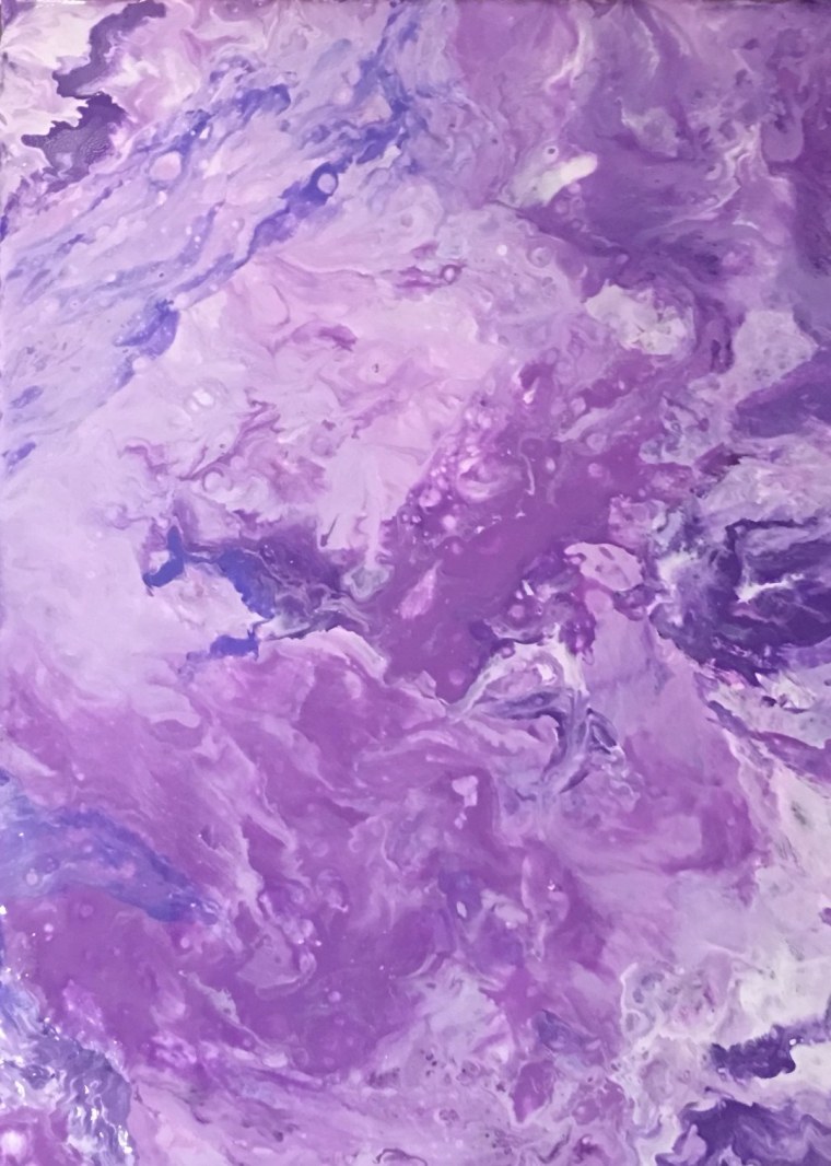 Розовые разводы