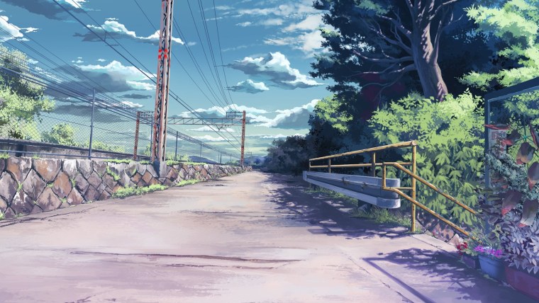 Аниме пейзажи горизонтальные