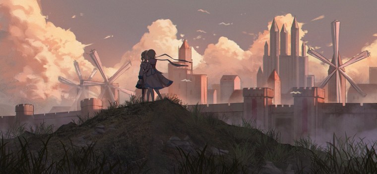 Макото Синкай пейзажи