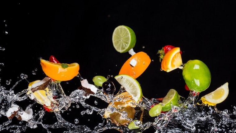 Фрукты брызги