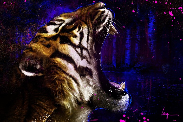 Крутые обои с тигром