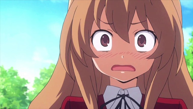 Тайга Айсака в черной форме