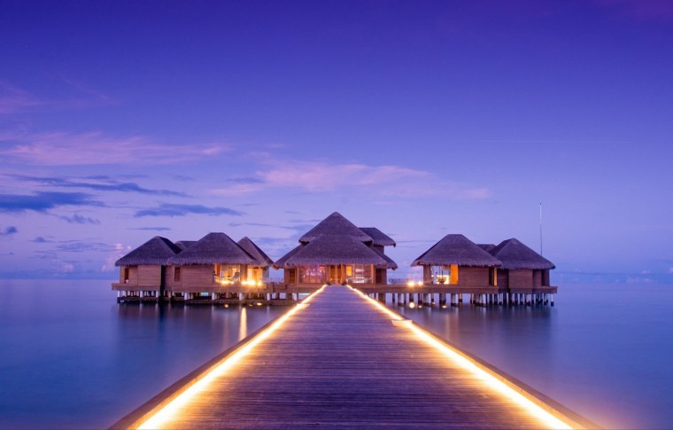 Мальдивы бунгало Пирс