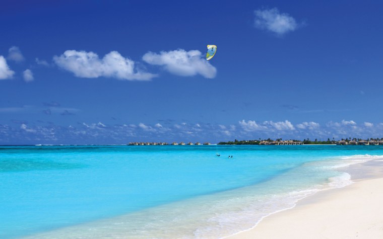 Остров Мальдивы пляжи океан