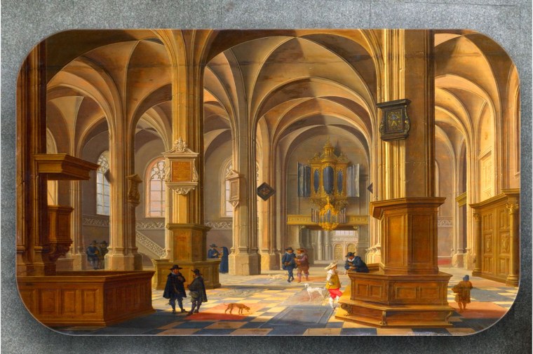 Бартоломеус Ван бассен «интерьер церкви св. Кунера в Фенене»