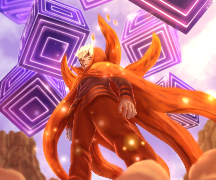 Наруто режим бариона аниме