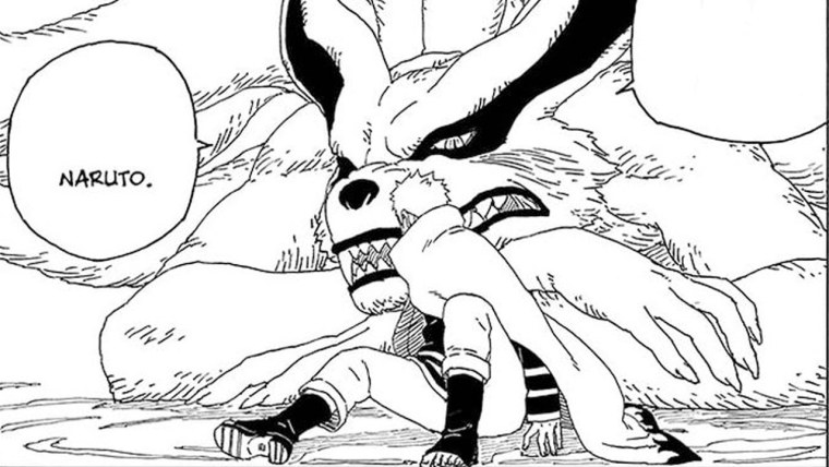 Наруто в режиме бариона арт