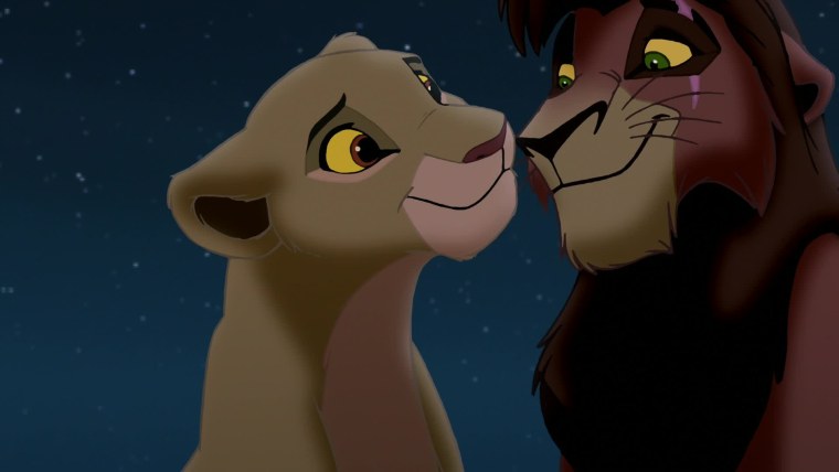 Король Лев Симба и Нала в детстве