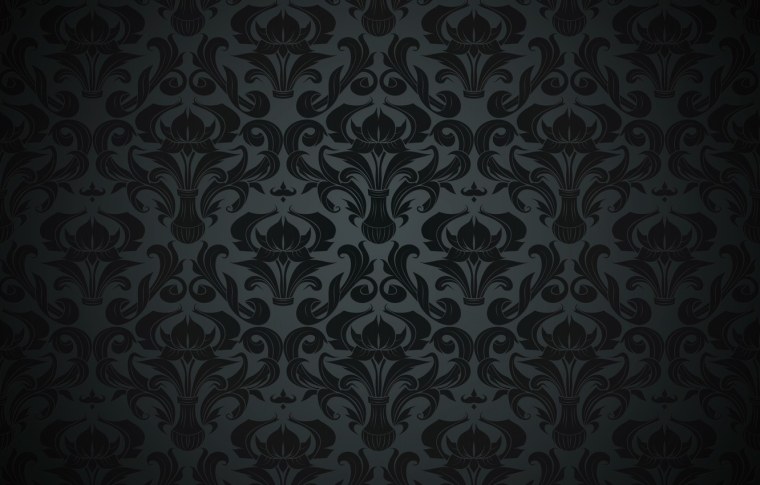 Черный фон с узорами