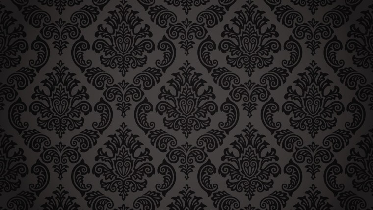 Черный фон с узорами