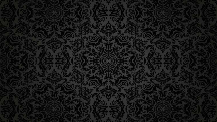 Черный фон с узорами