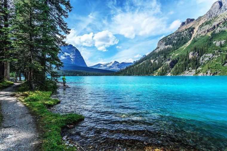 Озеро Морейн в Канаде