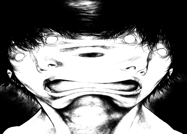 Аниме парень в ярости