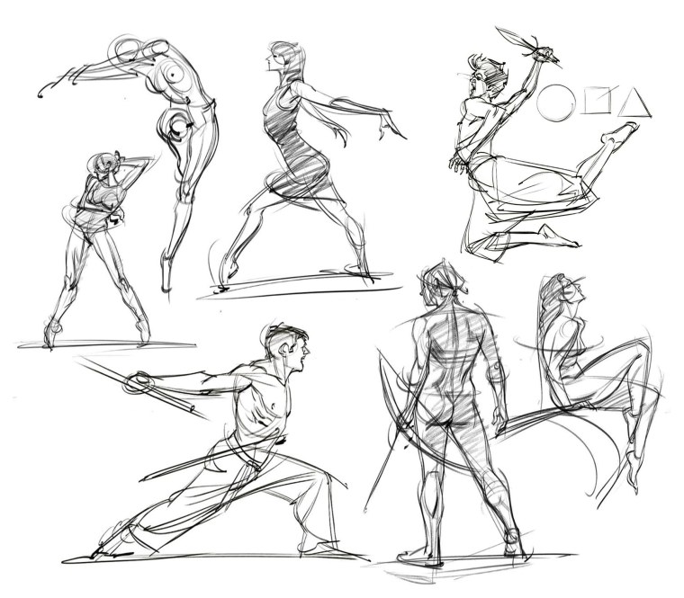 Героическая поза референс