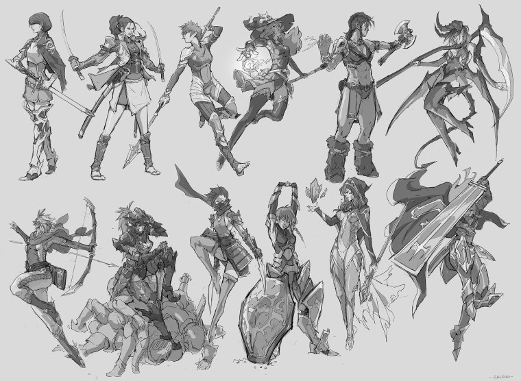 Бой Мечников референс