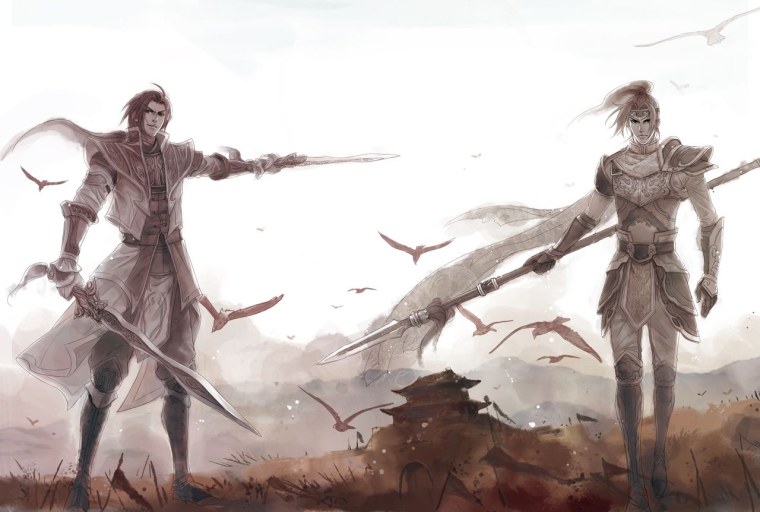 Парень с копьем