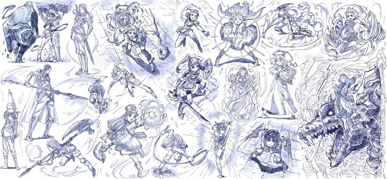 Магические позы для рисования