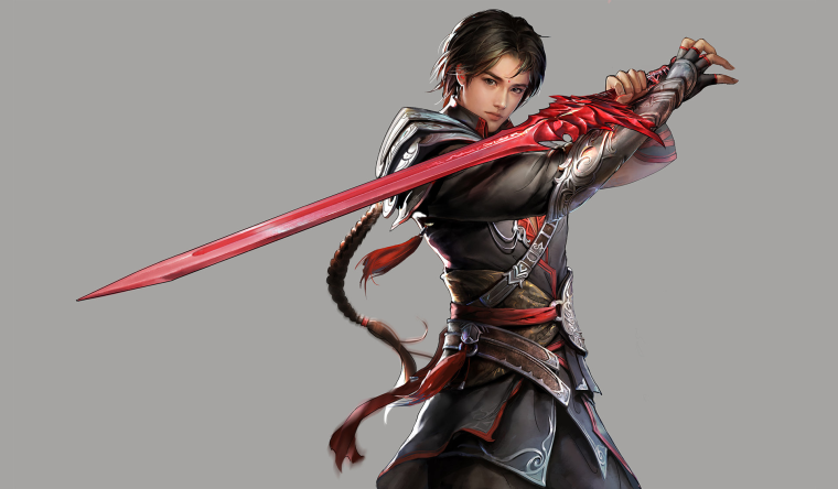 Мечник с двуручным мечом референс