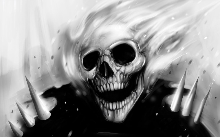 Обои на рабочий стол череп