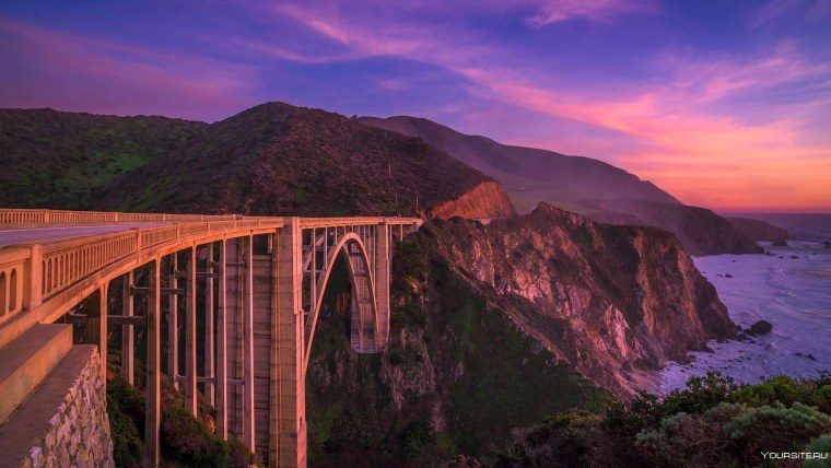 Мост Биксби крик Калифорния