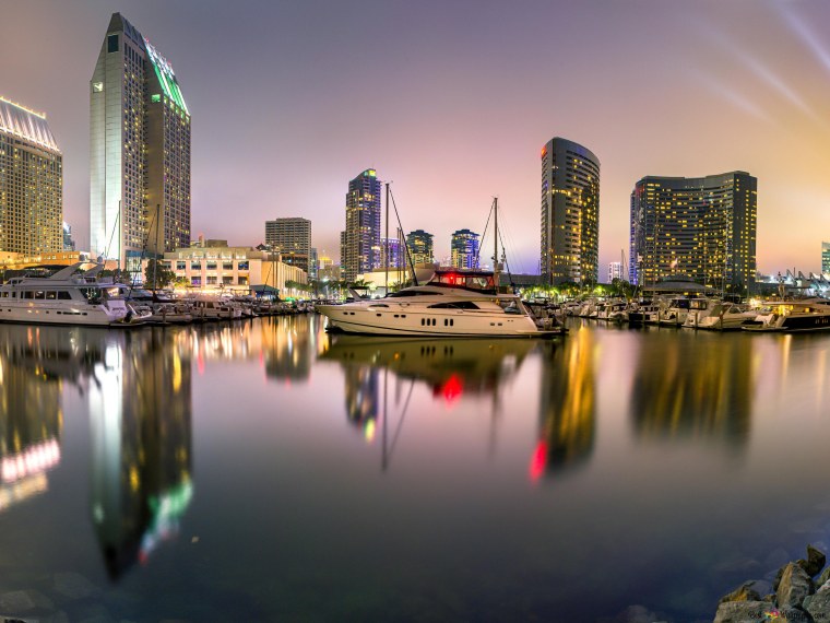 Осень горы река