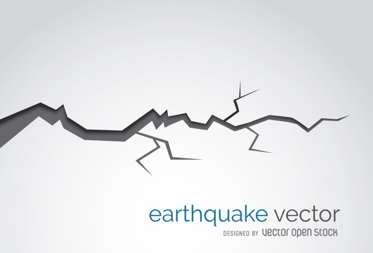 Землетрясение вектор