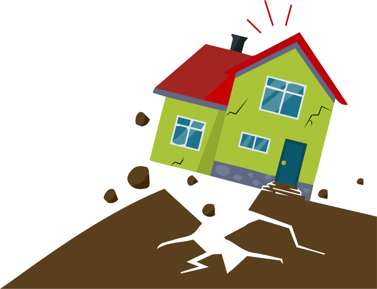 Землетрясение вектор