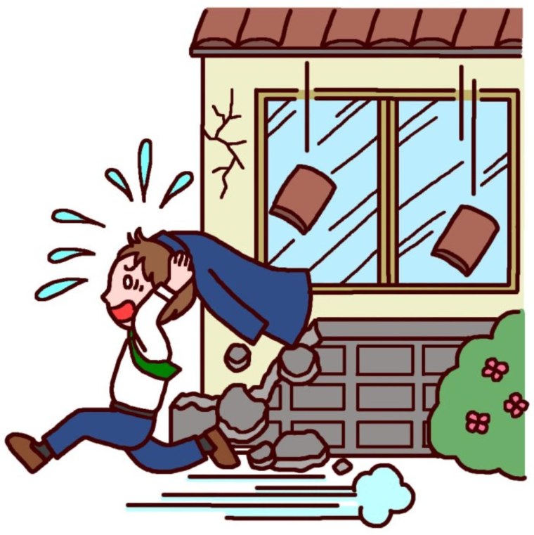 Землетрясение иллюстрация