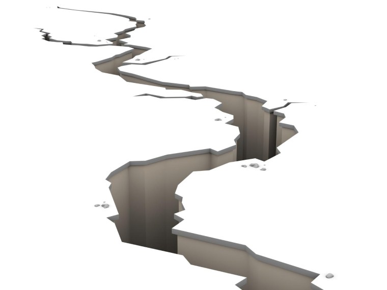 Разлом без фона