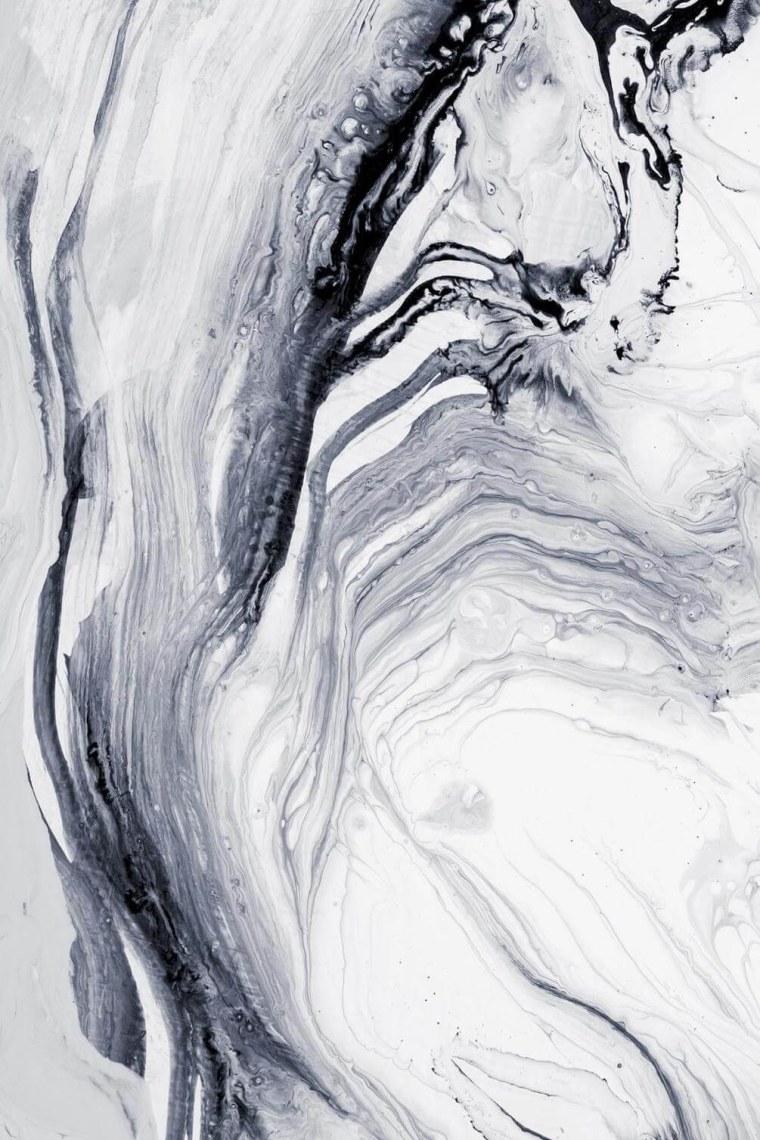 Черно белые разводы