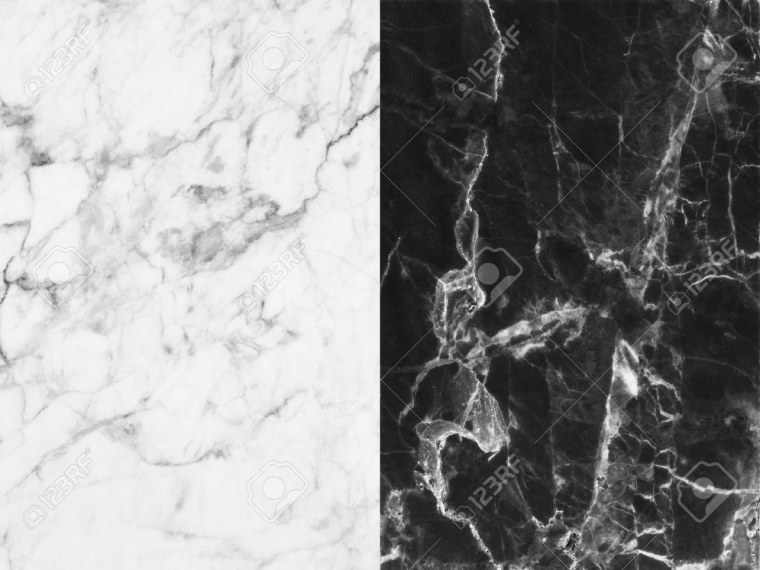 Мрамор белый с черным