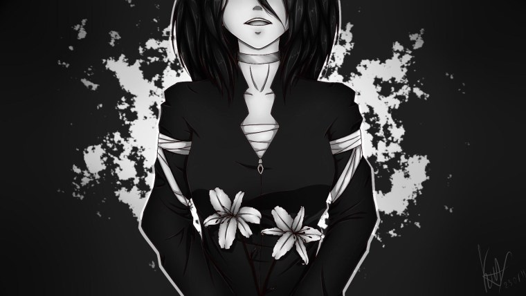 Аниме девушка депрессия