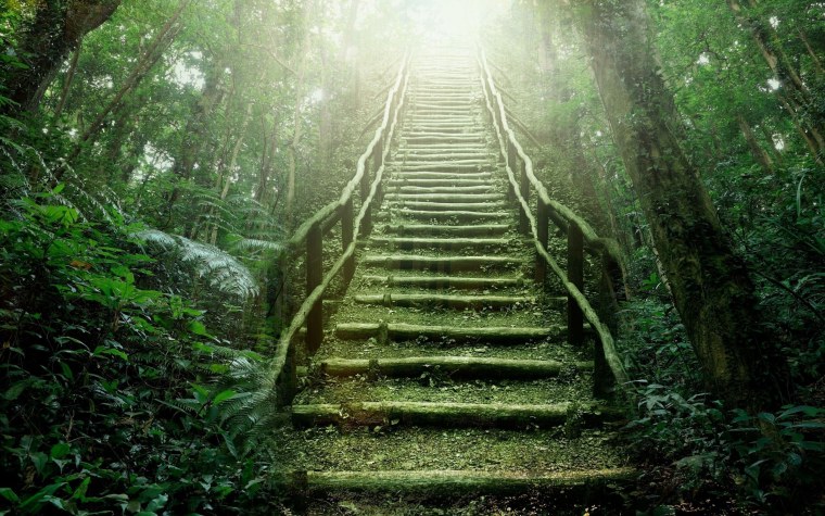 Лестница в городе