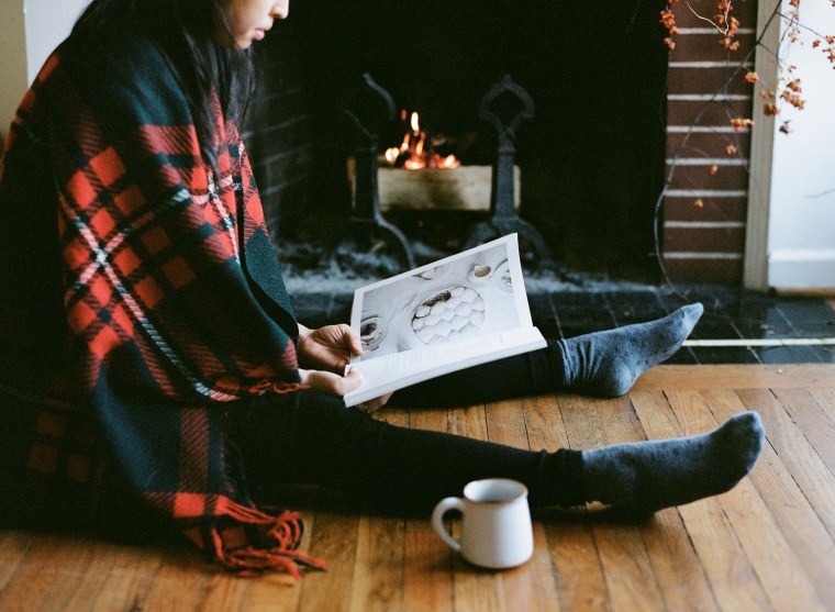 Человек в пледе