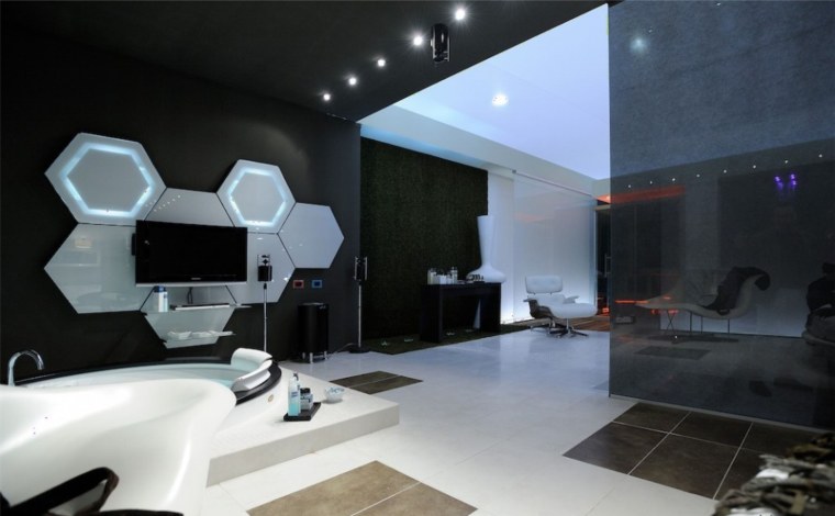 Гостинаяв стиле хайтек