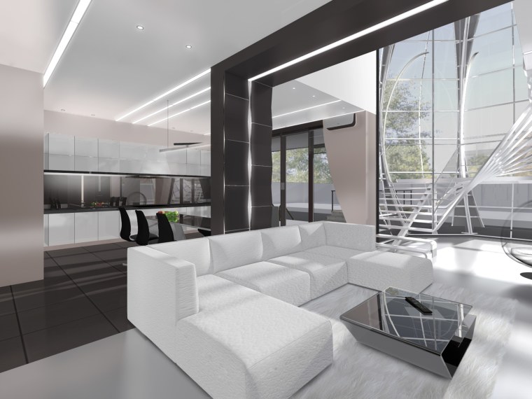 Футуристический интерьер