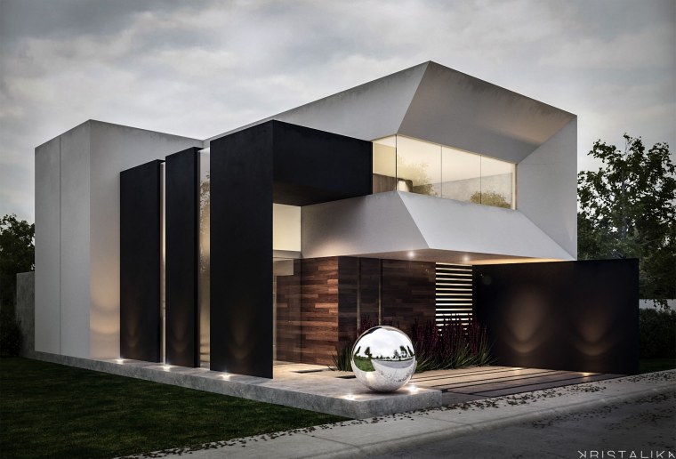 Дом в стиле футуризм