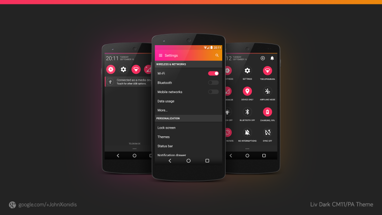 Black Gold тема для андроид