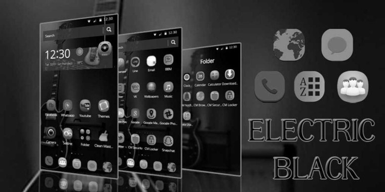 Красивая темная тема