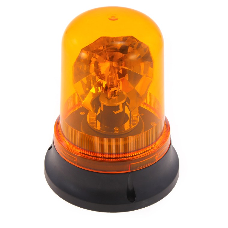 Маяк проблесковый оранжевый 24в